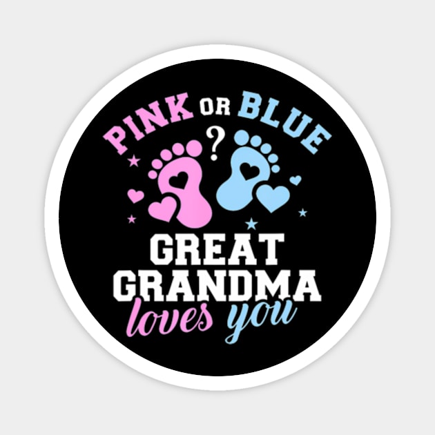 Gender reveal great grandma Magnet by Eduardo